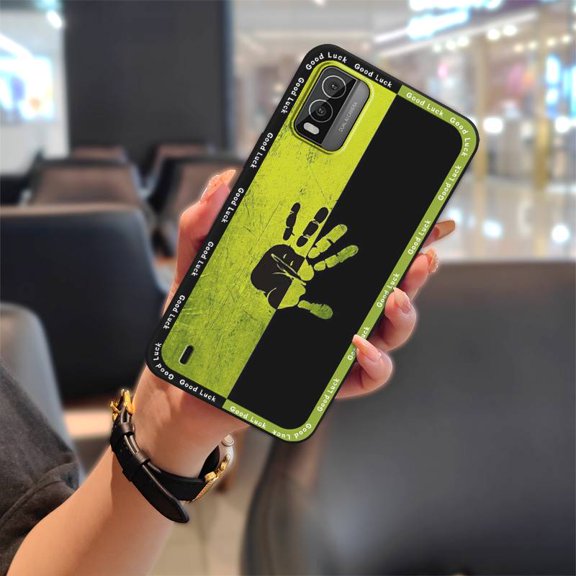 KDY-Phone Case For Nokia C210, Durable Anti-knock Anti-dust Waterproof Cute Fashion Design Silicone Phone Protector Graffiti Back Cover Soft case TPU Protective Shockproof Dirt-resistant