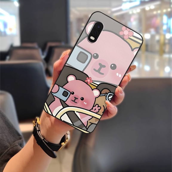KDY-Phone Case For Samsung Galaxy Xcover Pro, Fashion Design Cartoon TPU Protective Cute Soft case Couple Anti-dust Dirt-resistant Phone Pouch Back Cover Graffiti Full wrap Anti-knock