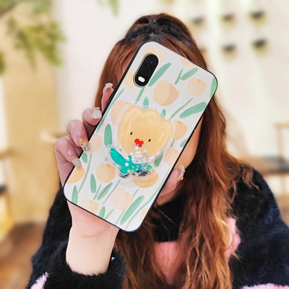 KDY-Phone Case For Samsung Galaxy Xcover Pro, Fashion Design Soft Case Rotatable stand Waterproof Simplicity Anti-knock TPU Kickstand Silicone Phone lens protection Glitter Durable Cute