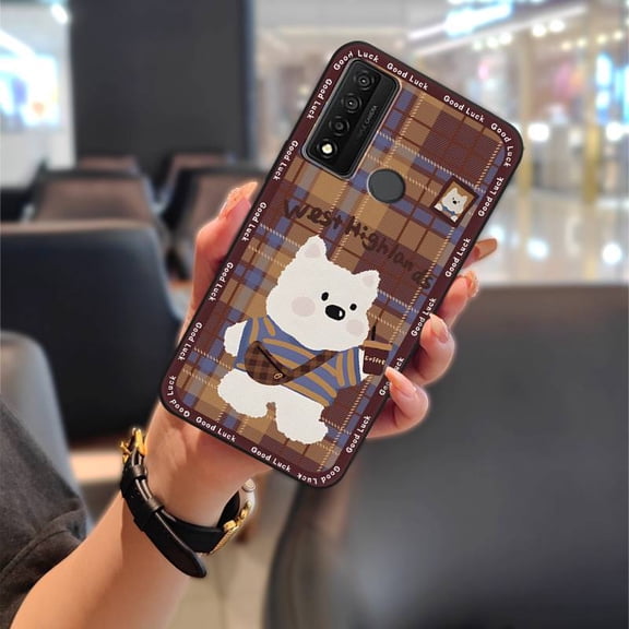 KDY-Phone Case For TCL 20 XE, Anti-knock Shockproof Durable Protective Soft case Cute Cartoon Animals Back Cover Waterproof Full wrap Anti-dust Phone Pouch Graffiti Fashion Design TPU