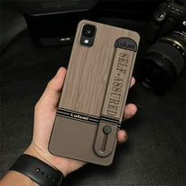 KDY-Phone Case For TCL 30Z/30LE/T602DL, Phone Holder Personality Masculine Waterproof Wrist Strap Fashion Design Soft case Silicone Commerce Dirt-resistant Back Cover Geometry Protective