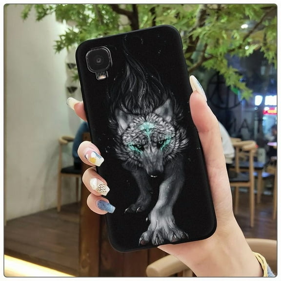 KDY-Phone Case For TCL A3/A509DL, protective Shockproof Cover Cartoon Back Cover Silicone Fashion Design Anti-knock Dirt-resistant Full wrap Soft case TPU Anti-dust Durable Cute