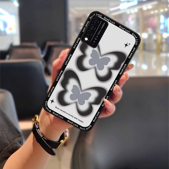 KDY-Phone Case For TCL T-Mobile Revvl V+ 5G/Revvl V Plus 5G, Anti-knock Phone Pouch TPU Cartoon Full wrap Durable Oil Painting Back Cover Cute Fashion Design Shockproof Graffiti flower