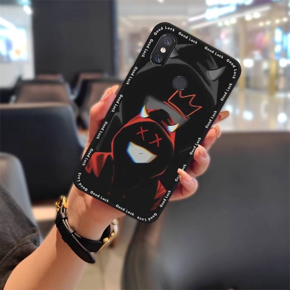 KDY-Phone Case For Xiaomi Mi 8, Cute Full wrap Soft case Graffiti Waterproof Shockproof Protective Durable Anti-dust Cartoon Phone Protector Fashion Design Anti-knock TPU Silicone