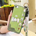 thumbnail image 1 of KDY-Phone Case For iphone 5/5S/SE, Cute Dirt-resistant Phone Holder Shockproof Back Cover Kickstand Durable Cartoon Anti-dust Silicone Wrist Strap Lanyard Wristband Waterproof Anti-knock, 1 of 9