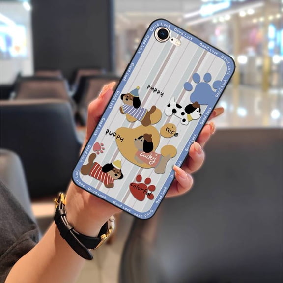 KDY-Phone Case For iphone 7/8/SE 2020/2022/SE2/SE3/ip7/ip8, Anti-knock Anti-dust Cute Back Cover Phone Pouch Shockproof Protective Graffiti Full wrap Durable Animals Fashion Design TPU