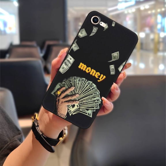 KDY-Phone Case For iphone 7/8/SE 2020/2022/SE2/SE3/ip7/ip8, Soft case Silicone Fashion Design Cute Waterproof Back Cover TPU Anti-knock Phone Pouch Cartoon Durable Full wrap Graffiti