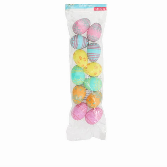 KDZO Easter Pattern Eggs 12 count Colorful & Festive Egg Hunt Surprises