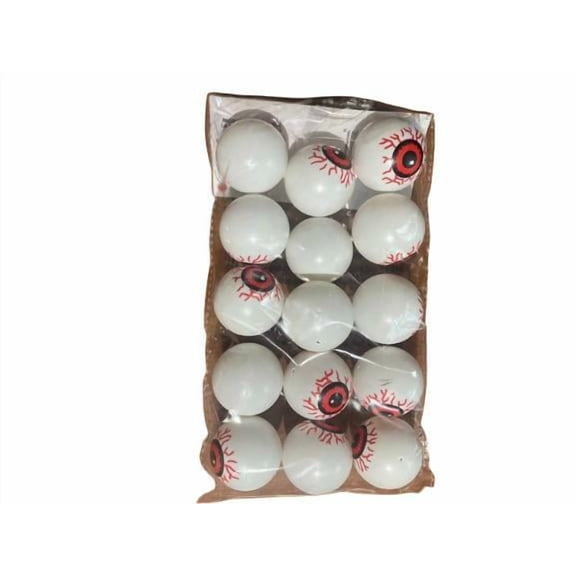 KDZO Halloween Eyeball Pack 15pcs Creepy Red Eyes for Spooky Haunted House Props & Party Decoration