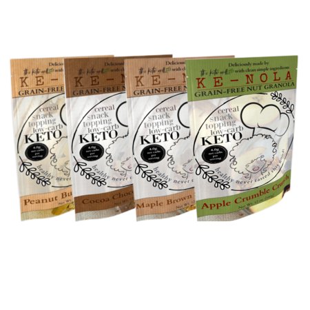 KE-NOLA GRAIN-FREE GRANOLA sample bundle #2 Grain-Free Granola |2.75 oz |4 Pack