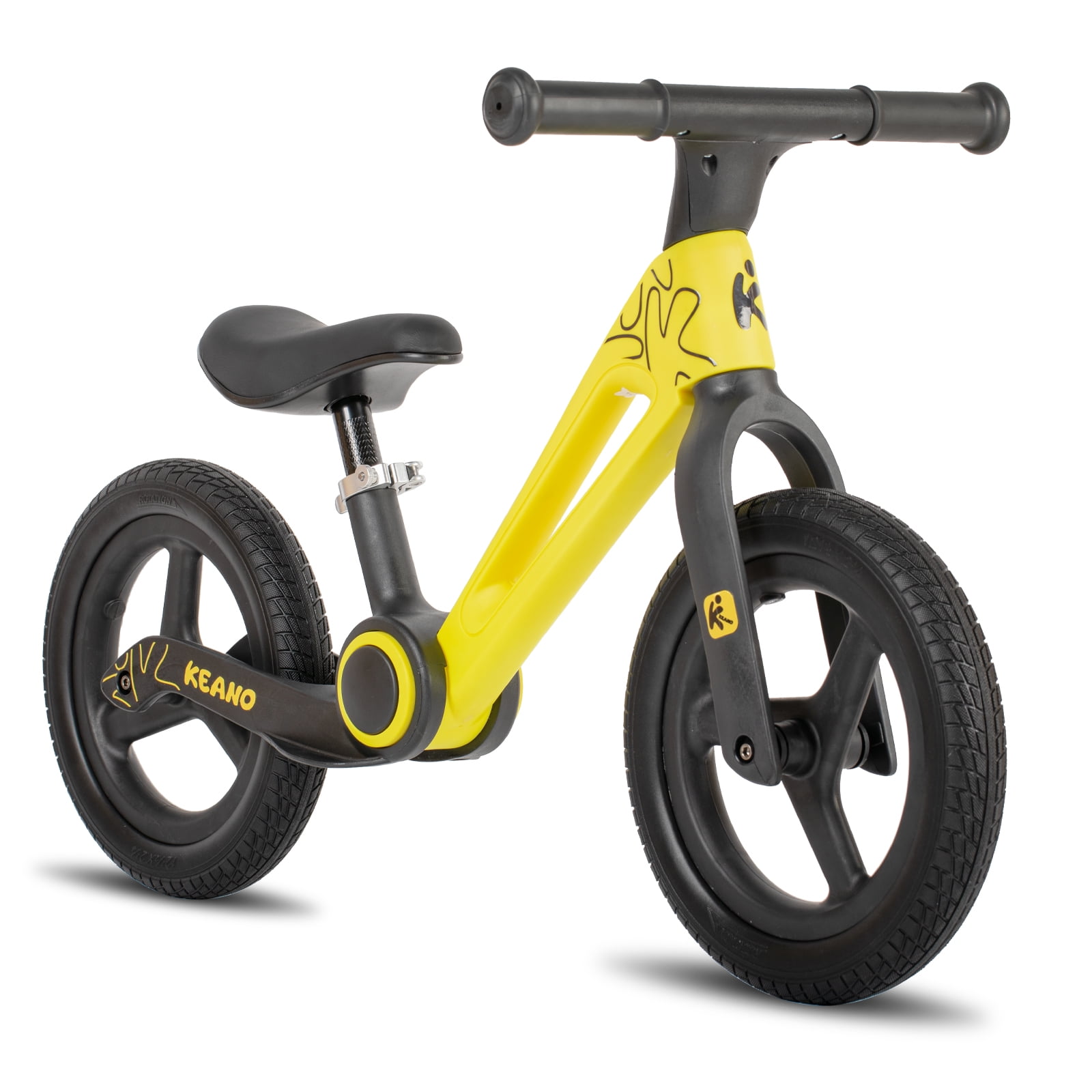MetBelle Toddler Balance Bike 2 Year Old,12"No Pedal Kids Indoor Outdoor Toy Bike 2