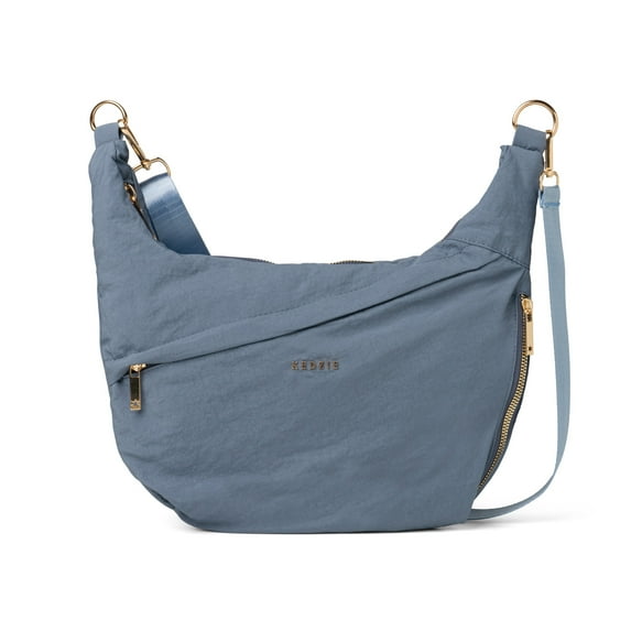 KEDZIE Atlas Lightweight Convertible Crossbody Bag. Blue