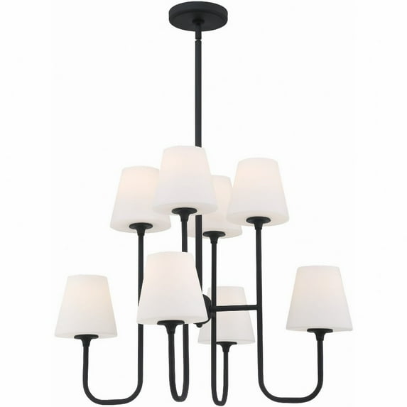 Crystorama Lighting - Keenan - 8 Light Chandelier-22.5 Inches Tall and 28 Inches