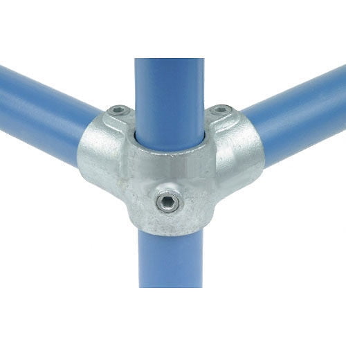 KEE KLAMP 90 Two-Socket Tee Galvanized Iron Pipe Fittings- Fits 1-1/2" Schedule 40 Pipe