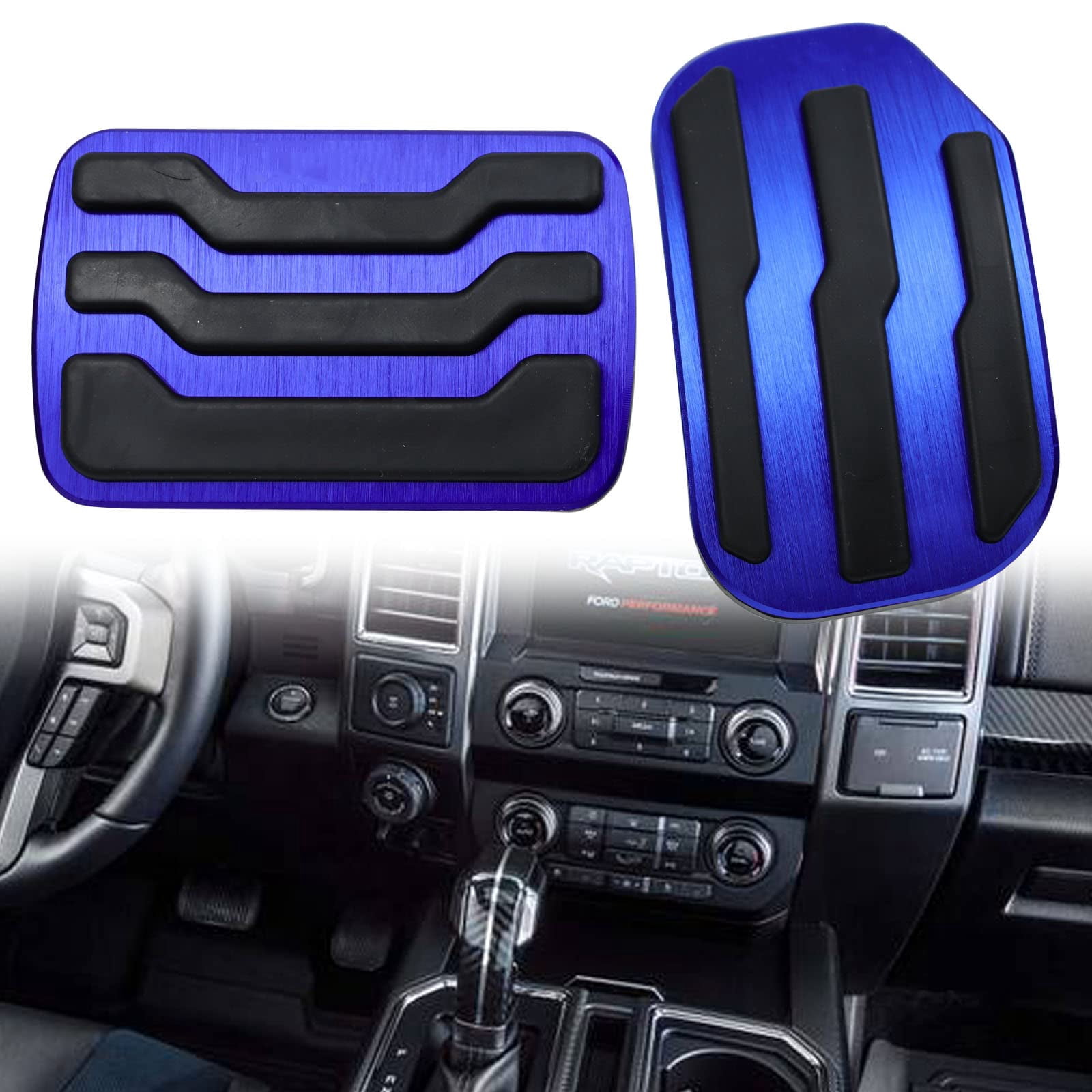 Kit couvre pédale sport aluminium Ford main image 1