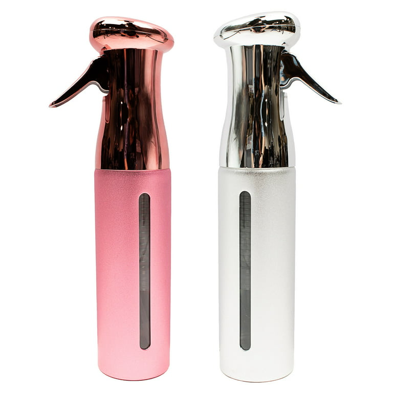Continuous Spray Bottle for Hair, 10oz/300ml Mist Spray Bottle for Hair,  Ergonomic Refillable Spray Container for Hairstyling, Salons, Cleaning,  Plants, Misting & Skin Care(2Packs) : Buy Online at Best Price in KSA 