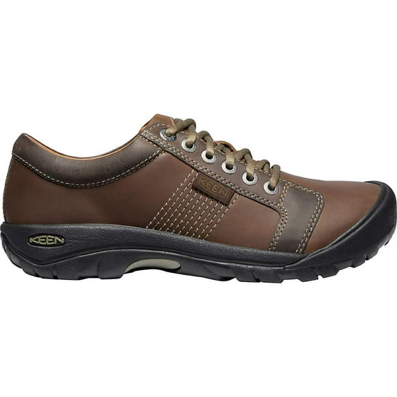 KEEN Men's Austin Leather Casual Walking Shoes
