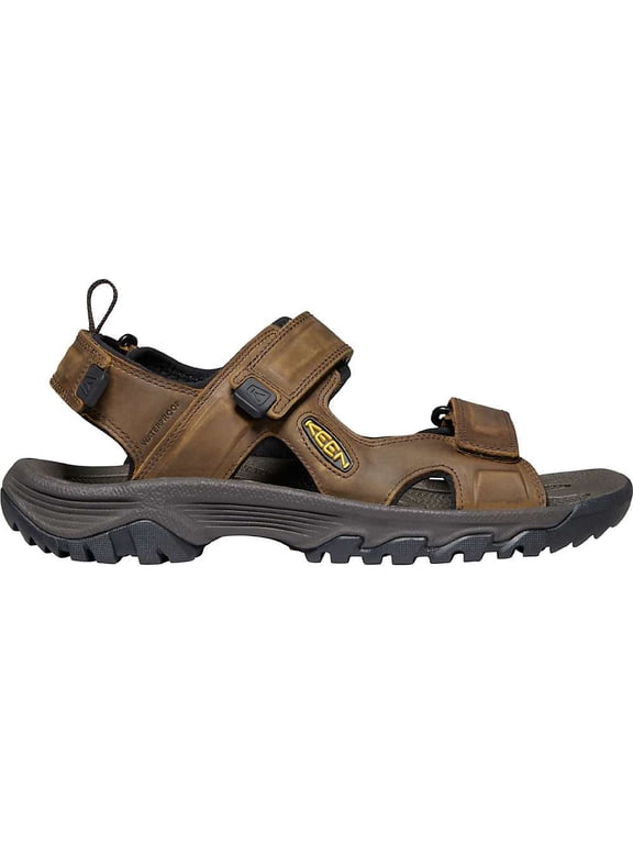 Men’s Targhee 3 Open Toe Hiking Sport Sandal, Bison/Mulch, 11.5 D (Medium) US