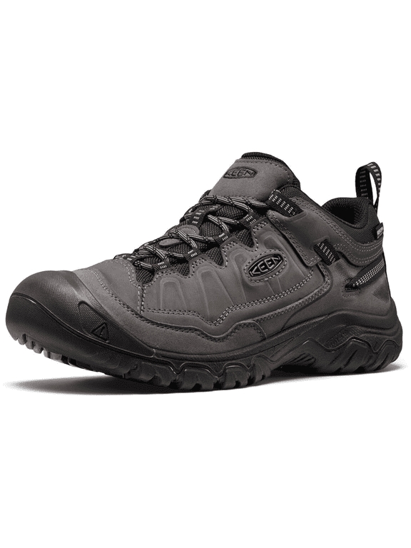 Men's Targhee IV Low Height Durable Waterproof Hiking Shoes, Magnet/Black, Size 9