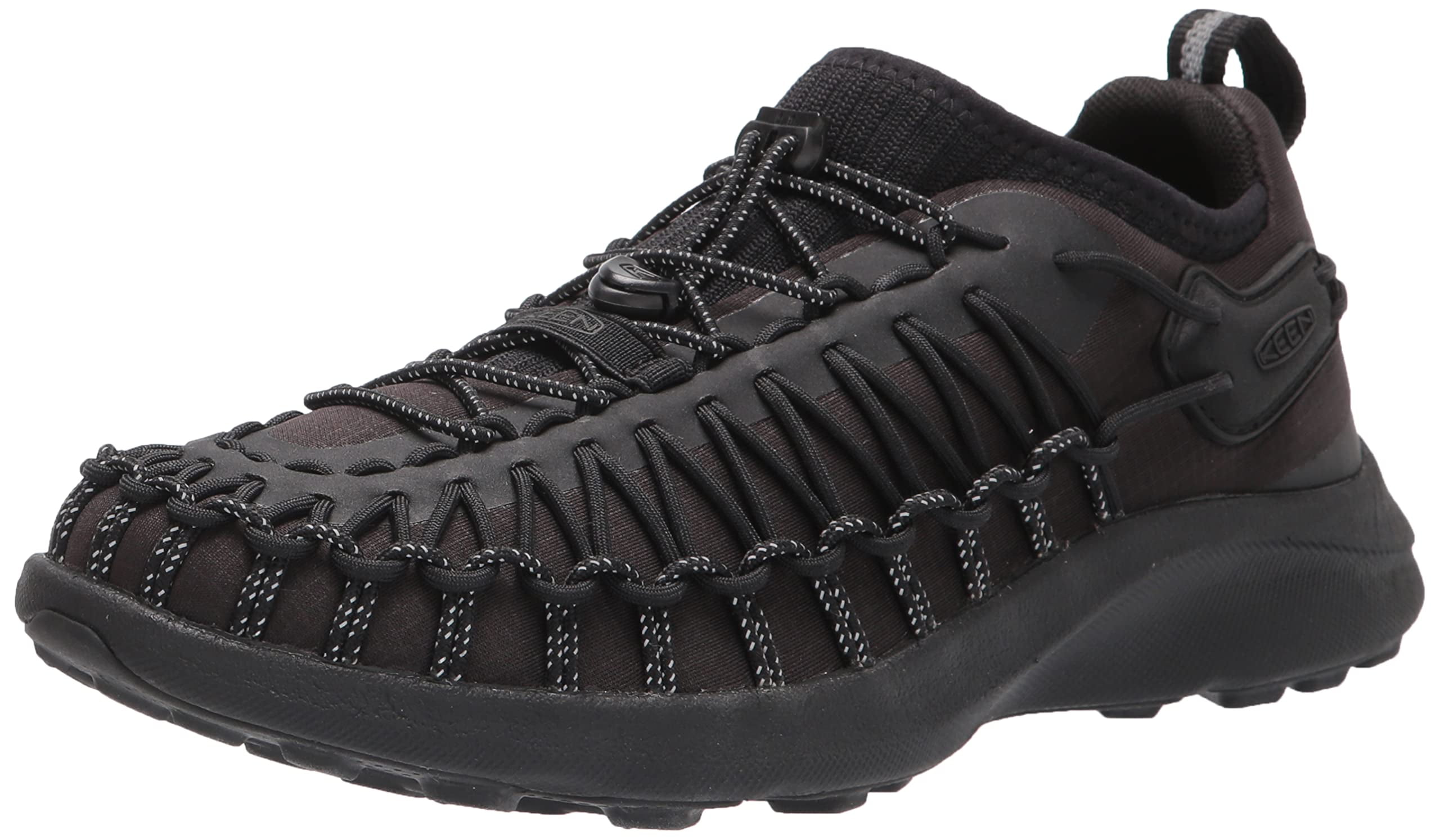 KEEN Men's Uneek SNK Bungee Sneakers, Black/Black, 10 KEEN Men's Uneek SNK Bungee Sneakers, Black/Black, 10