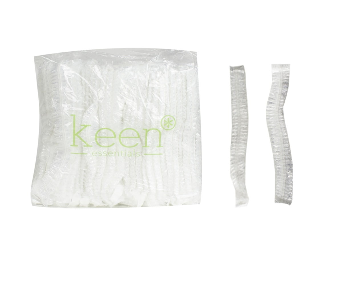 KEEN Shower Cap, Clear Cap, disposal cap, Hair Cap, 1000 pcs per carton (One Carton)