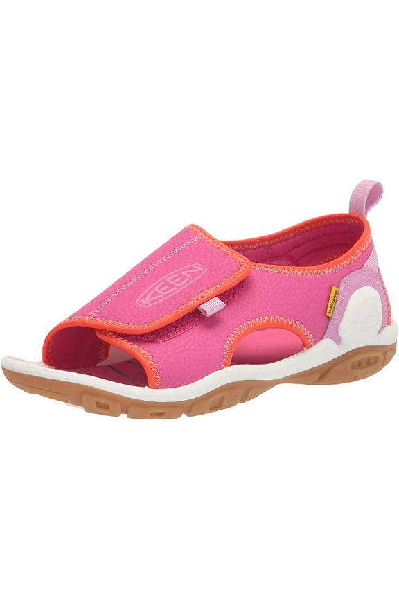 Unisex-Child Knotch River Open Toe Sandal Big Kid 8-12 Years 3 Big Kid Magenta/Lilac Chiffon