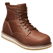 KEEN Utility 1020055 San Jose Aluminum-Toe Work Boots for Men - Brown/White - 11M