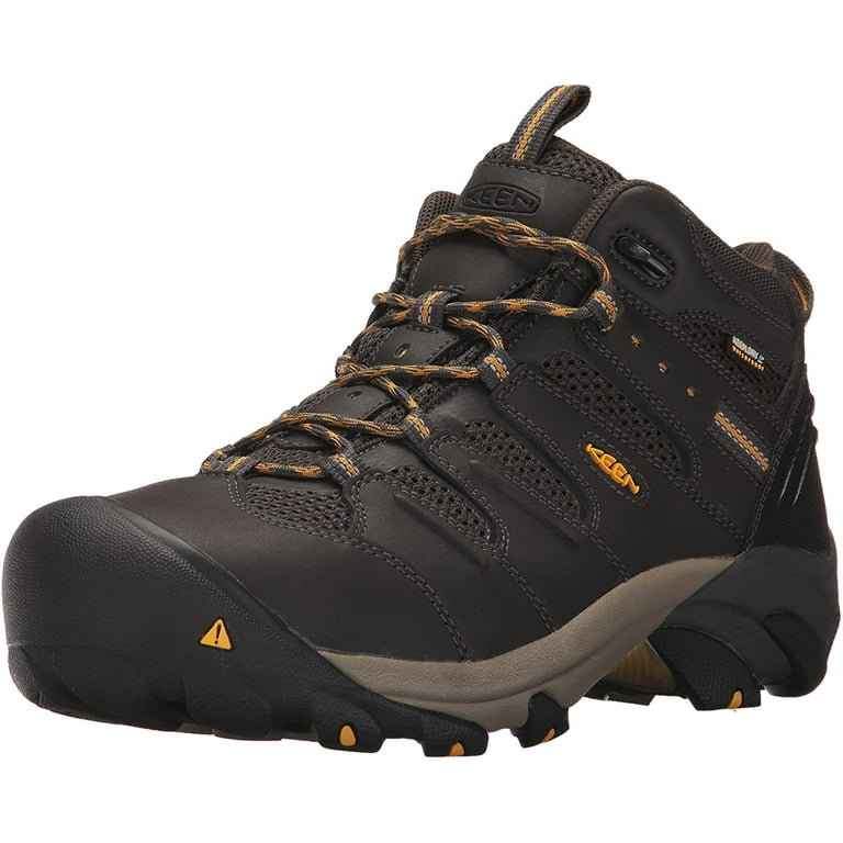 Keen Utility Men s Waterproof Steel Toe Hiking Boots Raven Tawny Olive 10.5