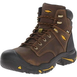 Men s Ariat Hybrid All Weather Wide Square Steel Toe Oiled Brown Brown Full Grain Leather Neoprene 13 2E Walmart