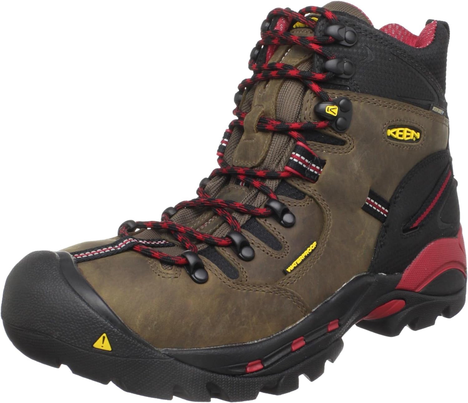 KEEN Utility Men s Pittsburgh 6 Leather Waterproof Steel Toe Work Boots 10 Wide Bison Walmart