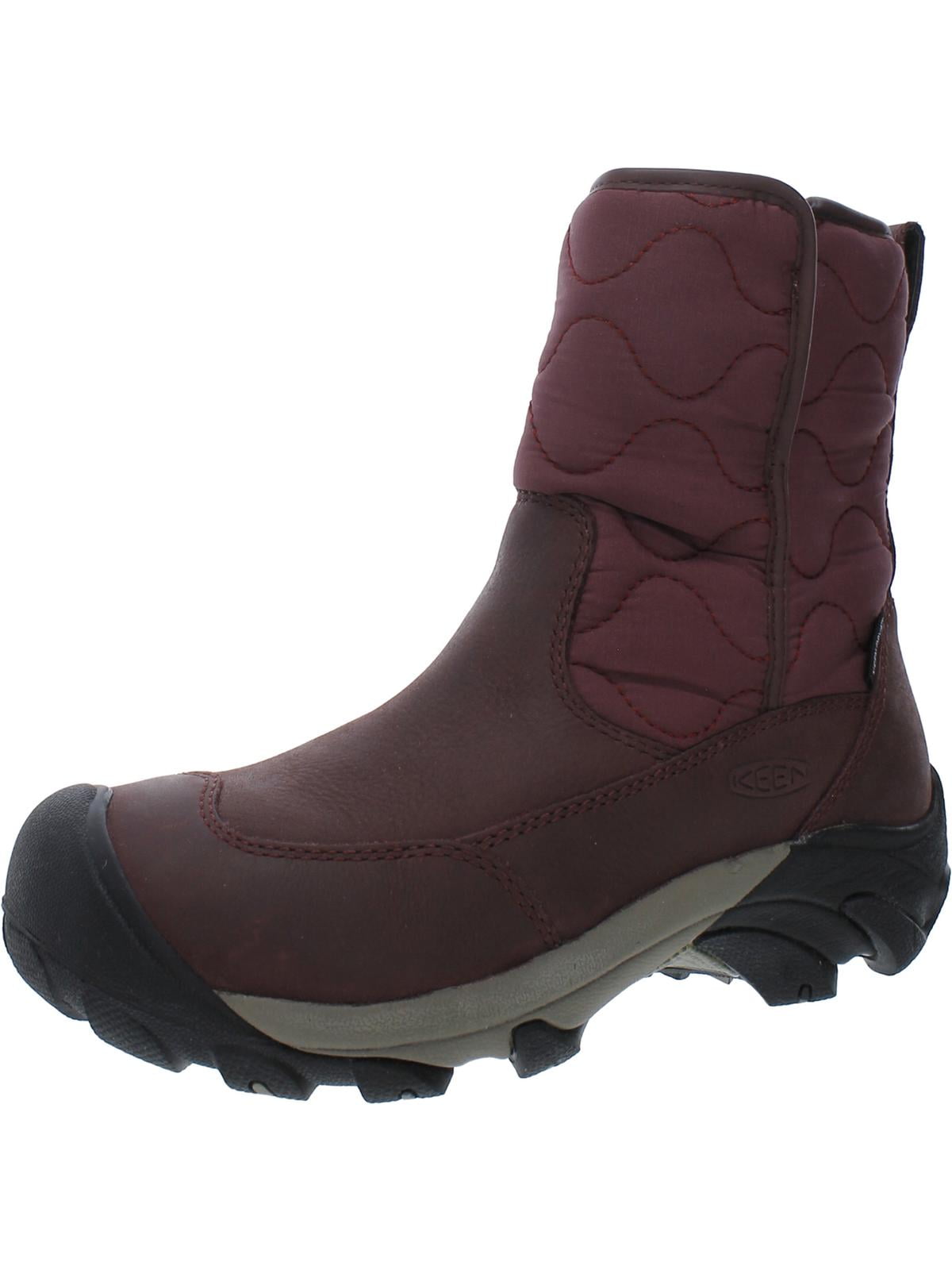 Keen Womens Betty Leather Quilted Winter Snow Boots Walmart