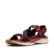 KEEN Womens Leiki Open Toe Breathable Comfortable Supportive Adjustable Hybrid Sandals, Fig/Burnt Brick, 10.5