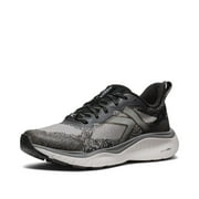 KEEN Womens Leiki Speed Hiking Shoes, Black/Steel Grey, 6.5