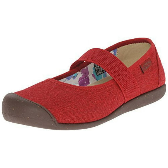 KEEN Women's Sienna MJ Canvas Mary Jane, Red Dahlia, 6.5 M US