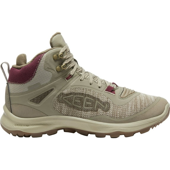 KEEN Women's Terradora Flex Mid Waterproof Hiking Boots (Plaza Taupe, 6.5 B US)