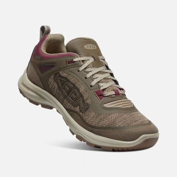 KEEN Women's Terradora Flex Waterproof Hiking Shoes Canteen/Windsor Wine - 1026884