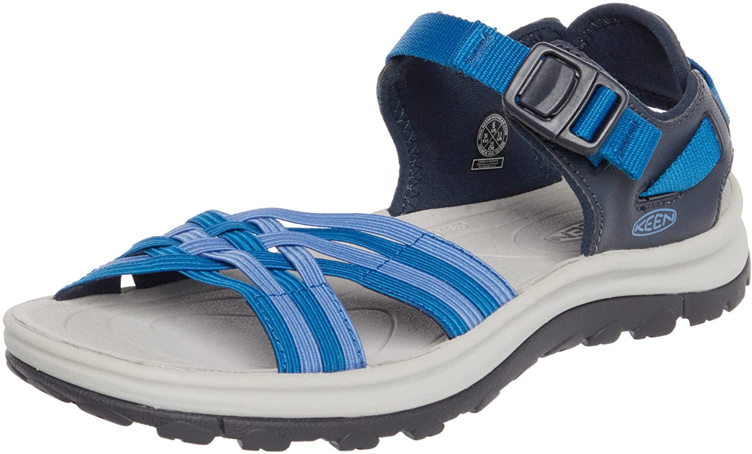 KEEN Womens Terradora 2 Open Toe Sport Sandal 5.5 Navy/Mykonos Blue ...