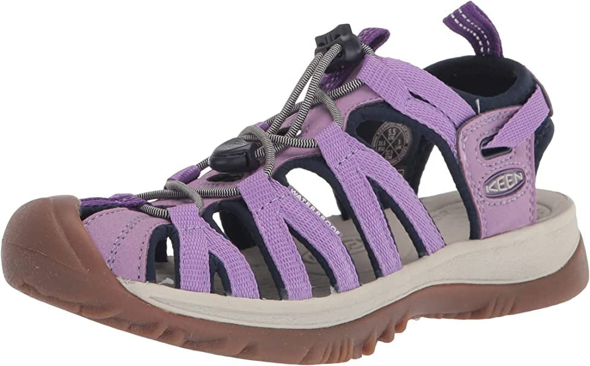 KEEN Girls Whisper Sweet Grape Waterproof Sport Sandals Shoes 1006506 Size  4 | eBay