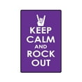 thumbnail image 1 of KEEP CALM AND ROCK OUT Aluminum Sign relax music rock | Indoor/Outdoor | 10" Tall, 1 of 4