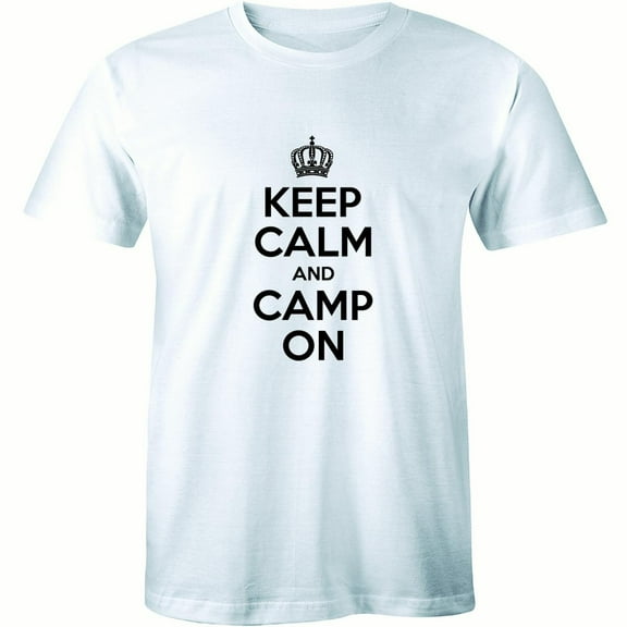 KEEP CALM ON - Caravan Gift - Present Camping Outdoors Men's T-Shirt