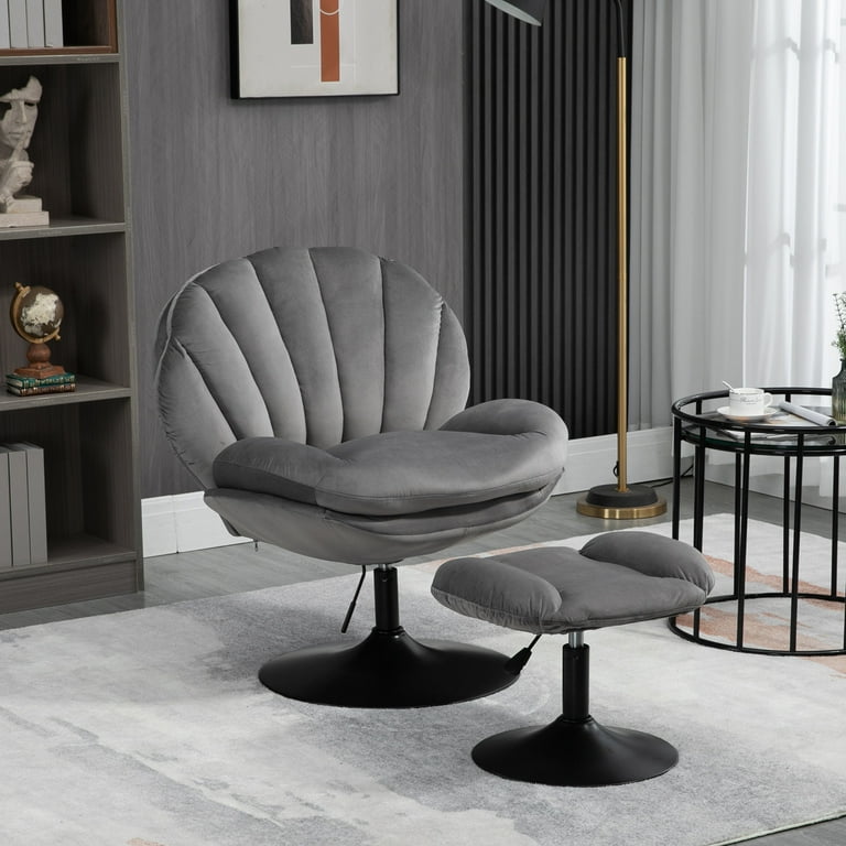 Swivel chair with ottoman walmart hot sale