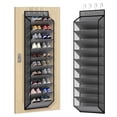 thumbnail image 1 of KEEPJOY 10 Tiers Mesh Over Door Shoe Organizer Storage, Hanging Shoe Holder for Door with Large Deep Pockets, Holds 20-30 Pairs of Shoes,Grey, 1 of 8