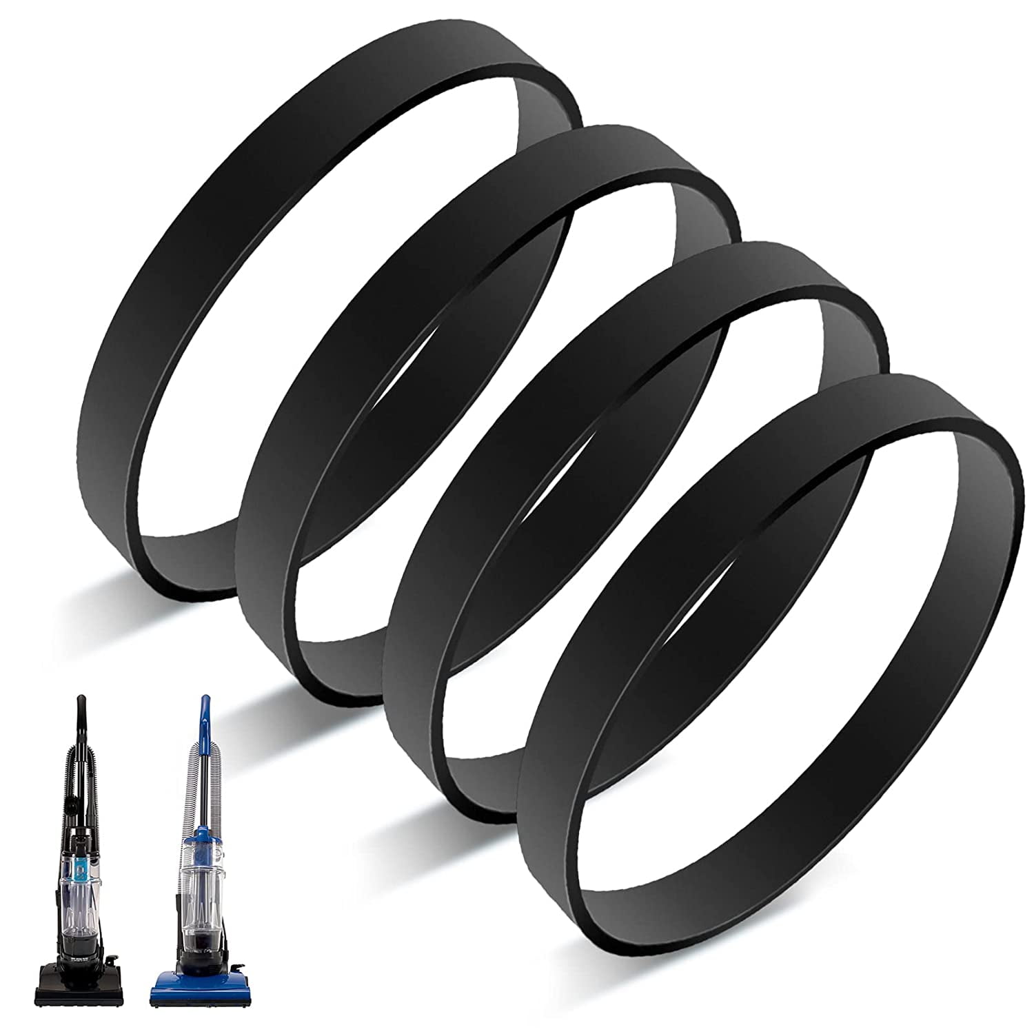 HASMX 2-Pack Replacement Vacuum Cleaner Belts #12675000002729 for Black & Decker Air Swivel Vacuum Bdasv101, Bdasv103, Bdasv104, Bdasl102 & Ultra, BDA