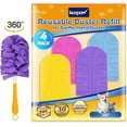 thumbnail image 1 of KEEPOW 4 Pack Reusable Duster Refill for Hand Duster, 360 Degree Dusters Refills for Cleaning, Ceiling Fan (Handle is Not Included), 1 of 8
