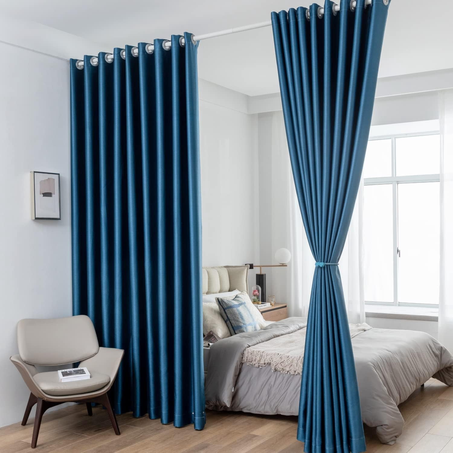 KEERDAO Blackout Curtains Room Darkening Curtains Soundproof Curtains Thermal Insulated Curtains