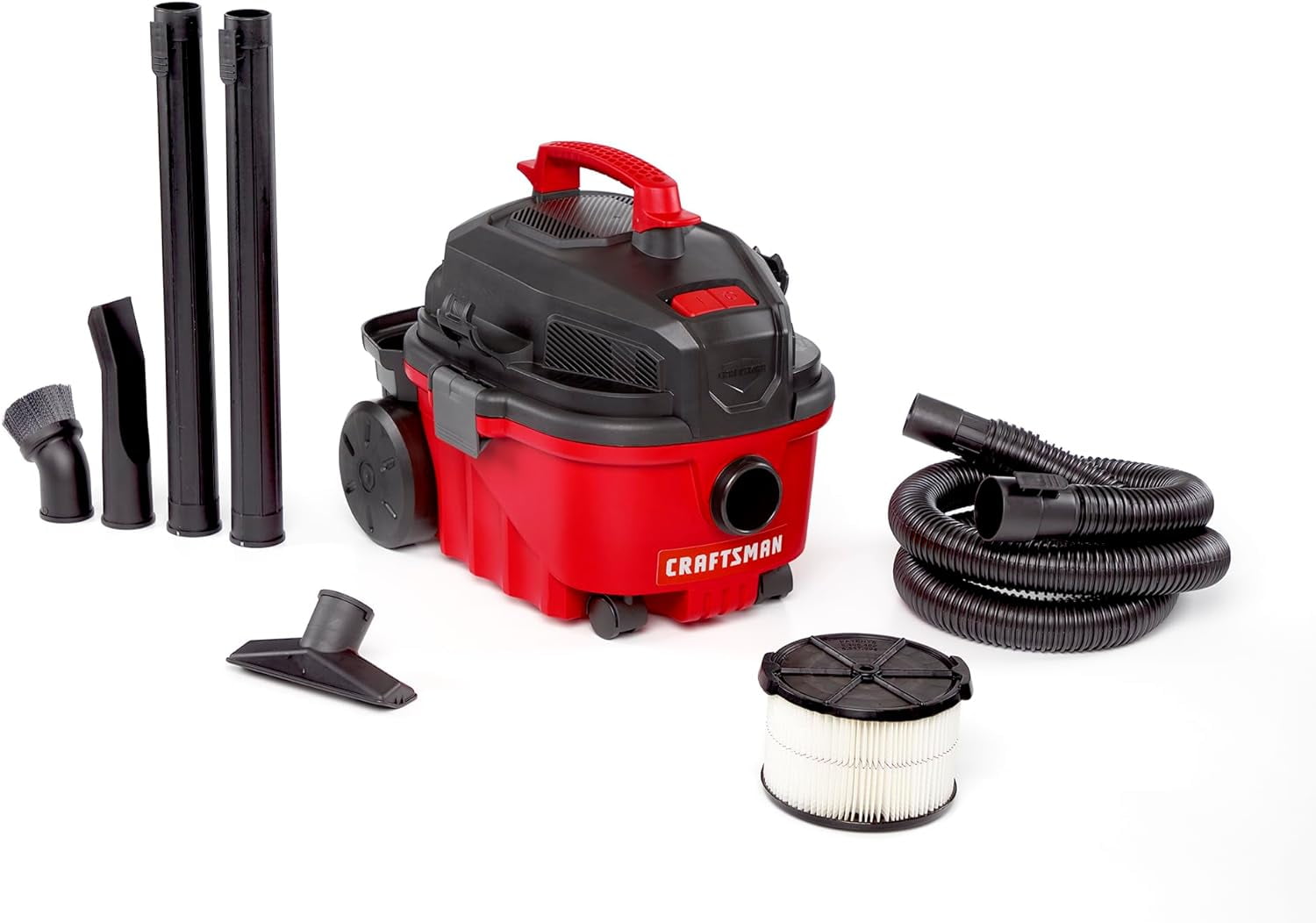 KEERDAO CMXEVBE17040 4 Gallon 5.0 Peak HP Wet/Dry Vac, Portable Shop