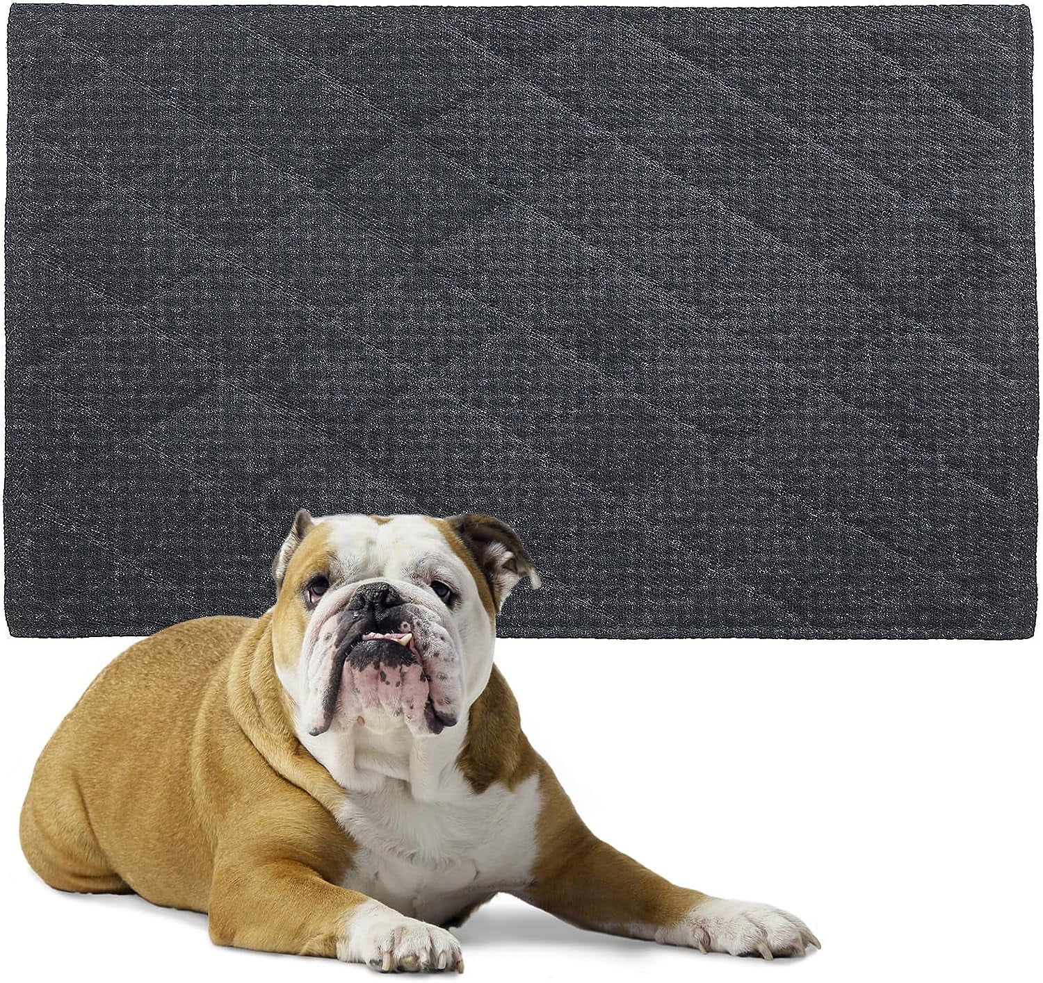 KEERDAO Chew Proof Dog Crate Pad Mat, 22"x35" Indestructible Kennel Pad