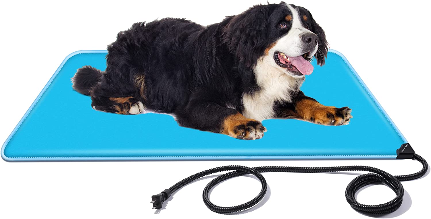 KEERDAO Super Large Pet Heating Pad Electric Heated Pad for Dogs, IP67