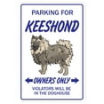 thumbnail image 1 of KEESHOUND Street Sign dog lover great breeder groomer | Indoor/Outdoor |  18" Wide, 1 of 5