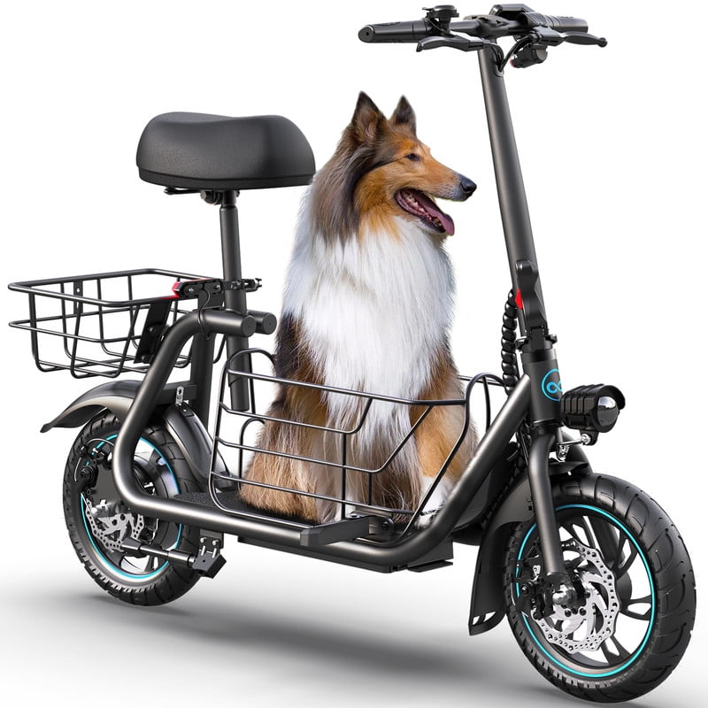 Electric bike dog carrier sale